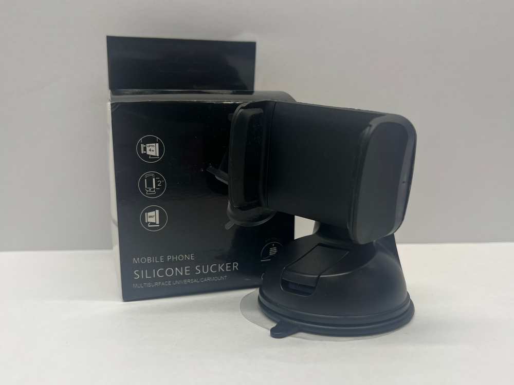 Держатель для телефона автомобильный в машину, стекло или панель, на присоске, DG-109, МагниТО-F (1 шт.)