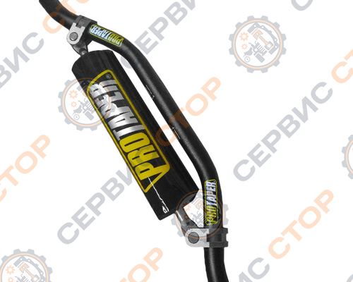 Руль 22мм с перекладиной + защита, черный