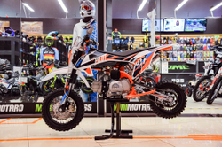 Питбайк Regulmoto PILOT 110EA 12/10 New 2020 (Черный/Оранжевый)