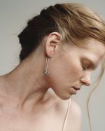 Серьги-протяжки Гортензия