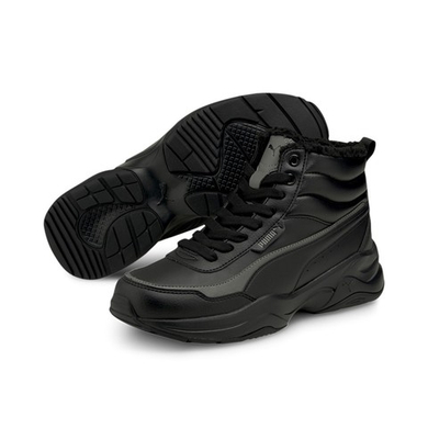 Кроссовки женские PUMA Cilia Mid Metallic Puma Black-CASTLEROCK