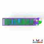 Детский лабиринт «В гостях у Галактики», 8,8×1,2×3,5 м