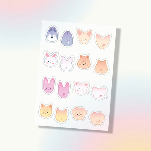 Стикерпак / lynx / STRAY KIDS / SKZOO