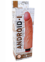 Реалистичный вибратор ANDROID I - 21,8 см. (Цвет: телесный)