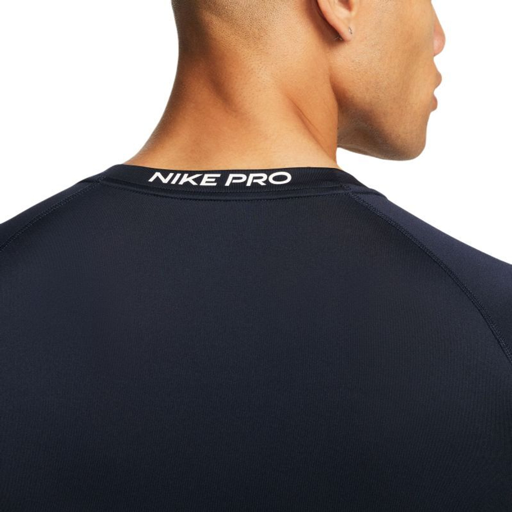 Компрессионка  Nike Pro Dri-FIT Tight Long-Sleeve фитнес Top - небесный