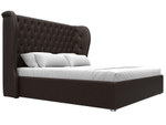 Кровать интерьерная Далия 180, Коричневый, Экокожа, 108307