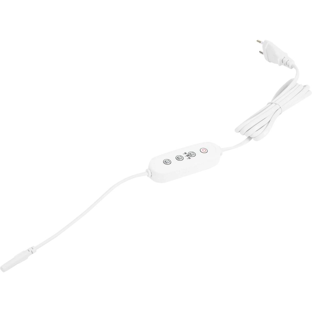 UST-E32 WHITE 2M Таймер с вилкой и разъемом L.N для фито светильника. 220В. 150Вт. Провод 2 метра. ТМ Uniel