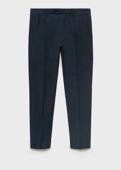 Укороченные брюки tapered из хлопка