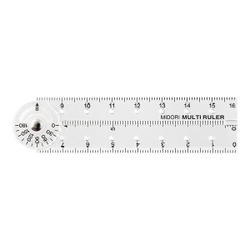 Линейка складная Midori Multi Ruler 16 см (прозрачная)