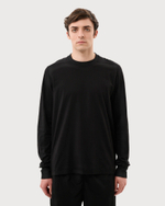 RICK OWENS DRKSHDW ЛОНГСЛИВ ЧЕРНЫЙ LIDO CREWNECK SWEAT