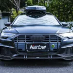 Карбоновые канарды переднего бампера для AUDI A6 ALLROAD C8 2020+ Ауди обвес