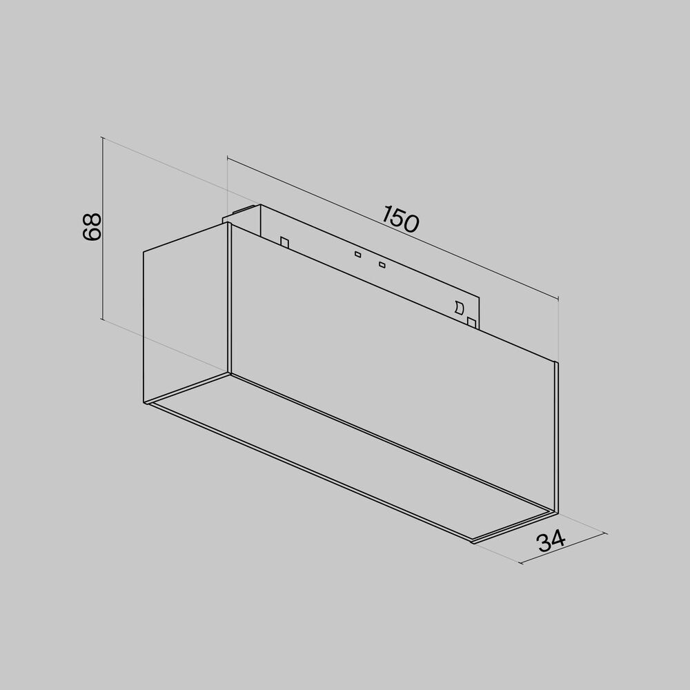 Трековый светильник Maytoni Technical TR012-2-7W3K-W