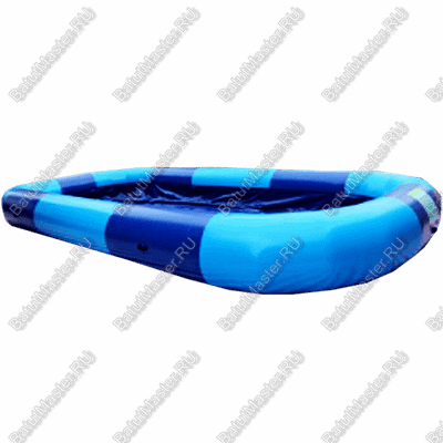 Квадратный надувной бассейн "Зебра", 6*6*0.65 м