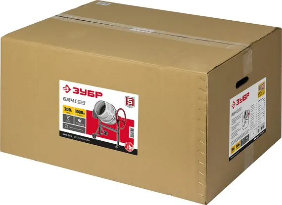 Бетономешалка "ЗУБР" БМЧ-200