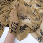 Сетка эластичная ТАТУ (телесный/черный), Турция