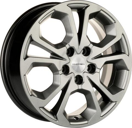 Khomen 1711 6.5x17 5x114.3 ET 40 Dia 64.1 (grey)