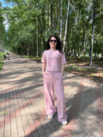 Костюм женский "Бэсти розовый К.Л" брюки (ЮС)