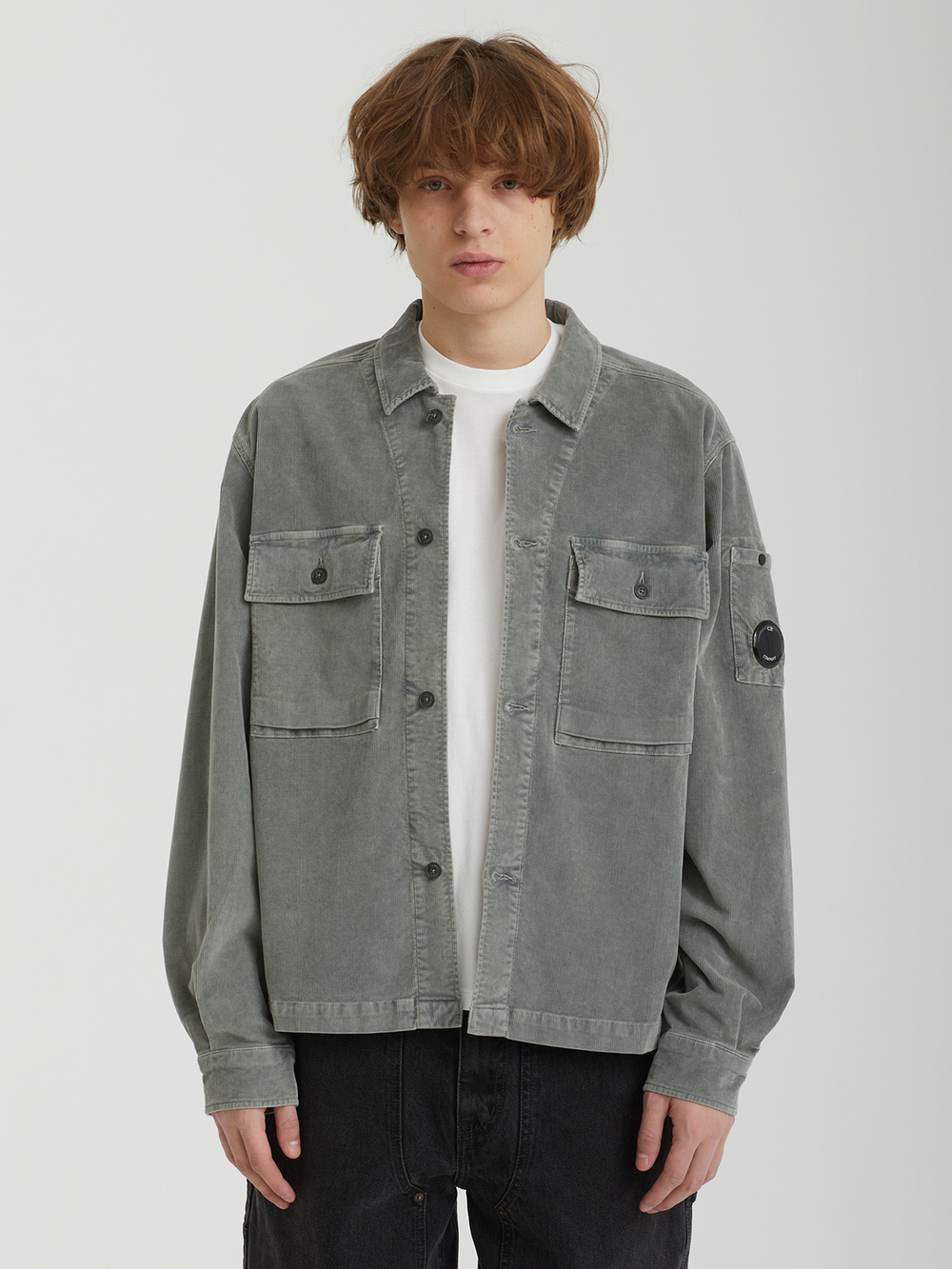 Мужская Рубашка Long Sleeve In Corduroy