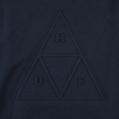 Толстовка мужская HUF Embossed артикул:FL00147-NVBLZ - купить в магазине Дайс