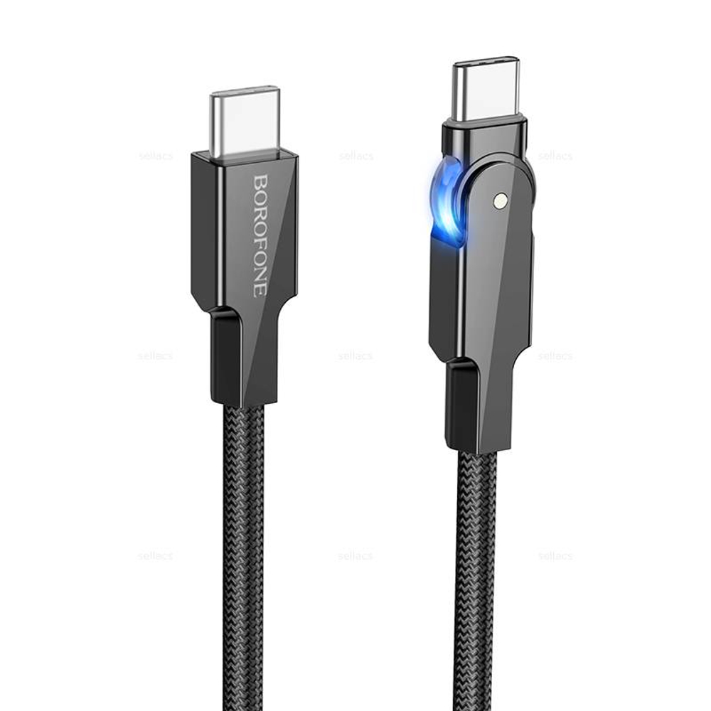 Кабель Type-C на Type-C 60W Borofone BU41 (black)