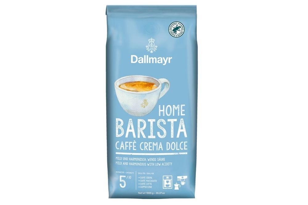 Кофе в зернах Dallmayr Home Barista Crema Dolce 1 кг, 2 шт