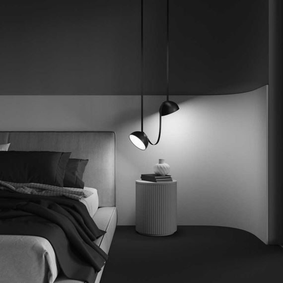 Подвесной светодиодный светильник Maytoni Technical Pendant system Parity Bowl TR126B-20W3K-B