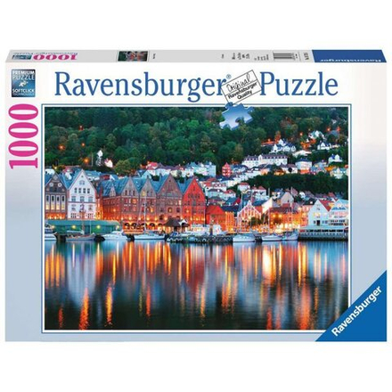 Ravensburger - Пазл Берген Норвегия 1000 деталей 197156