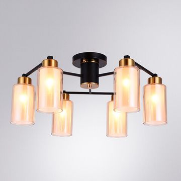 Потолочная люстра 6*Е14 A7027PL-6BK чёрный Leo Arte Lamp