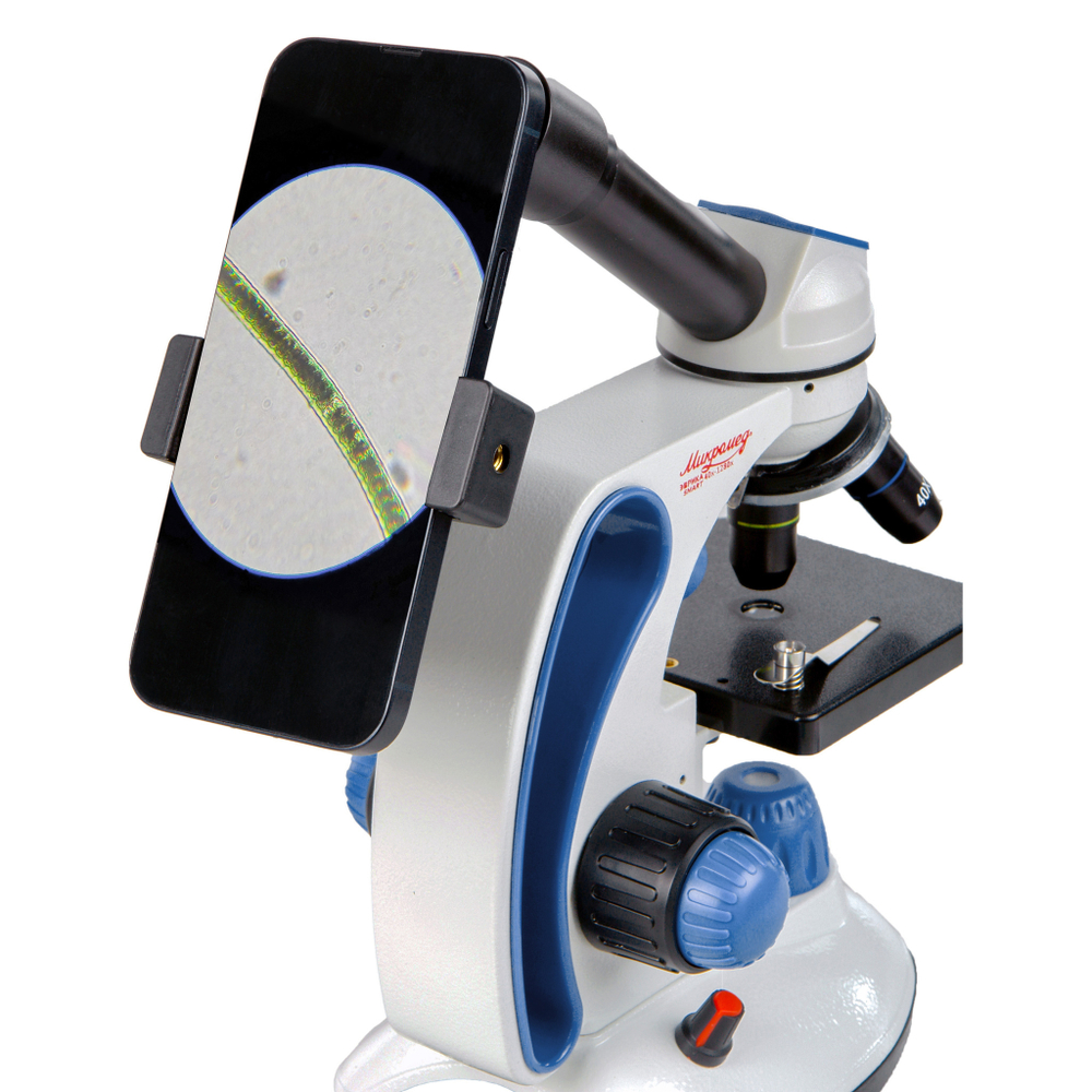 Микроскоп школьный Эврика SMART 40х-1280х в текстильном кейсе
