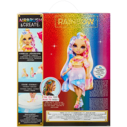 Rainbow High - Модная кукла с фиолетовыми глазами AirBrush & Create 543350