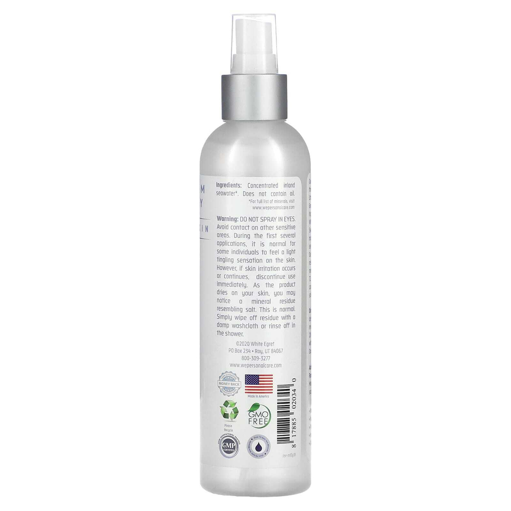 White Egret Personal Care, Спрей с магниевым маслом, для чувствительной кожи, 237 мл (8 жидк. унц.)