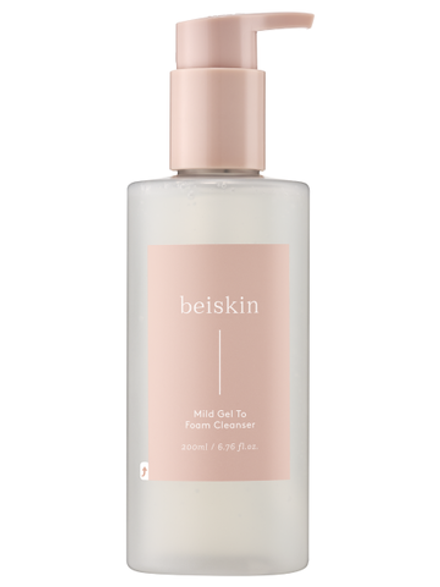 Beiskin Мягкий очищающий гель-трансформер 2в1 Mild Gel To Foam Cleanser 200 мл