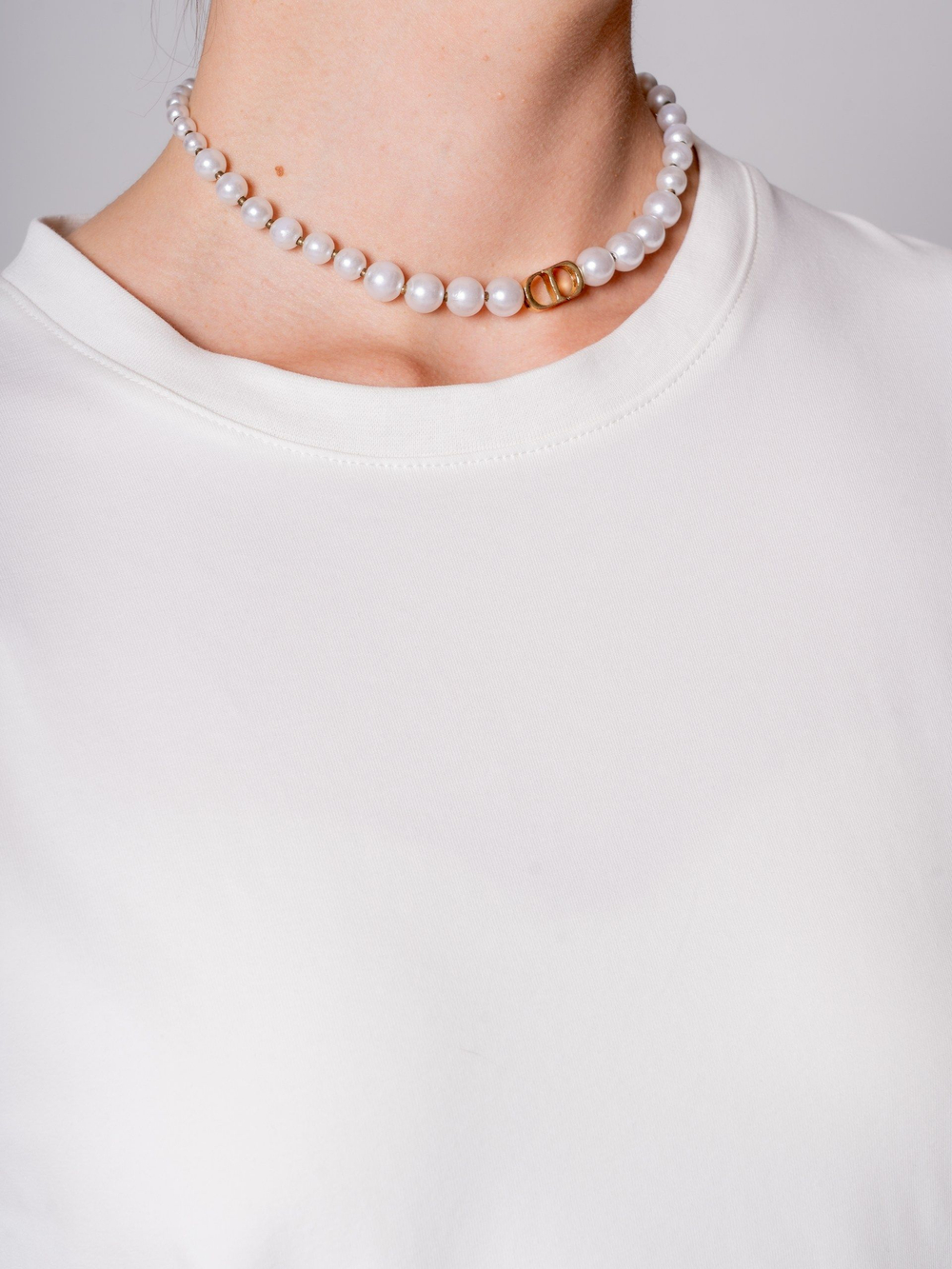 Футболка голубая с отворотами