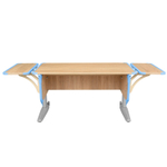 Растущая парта Дэми с боковыми полками СУТ 43-02 (1560×550 мм)