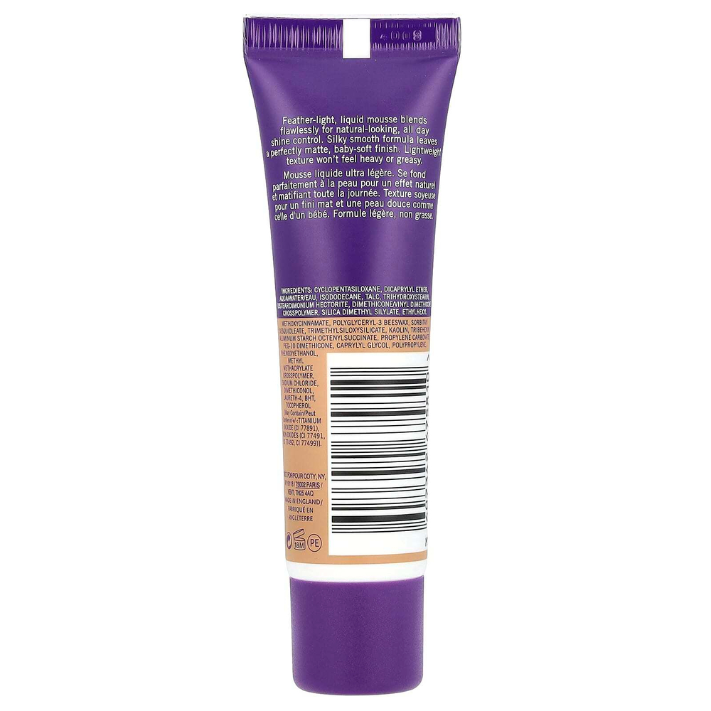 Rimmel London, Stay Matte, Full Coverage Mattifying Foundation, 203 True Beige, 1 fl oz (30 ml)