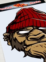 Наклейка - Обезьяна бандос