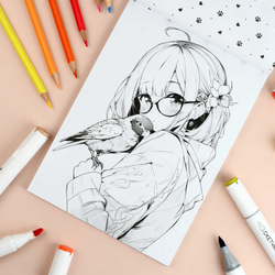 Книжка-раскраска для детей "Современная раскраска" арт. 70890 ЛЮБИМЫЕ ПИТОМЦЫ /145х210 мм, 32 л., блок - офсет 120 г/м², печать в одну краску, обл - мелованный картон 200 г/м², клеевое скрепление,