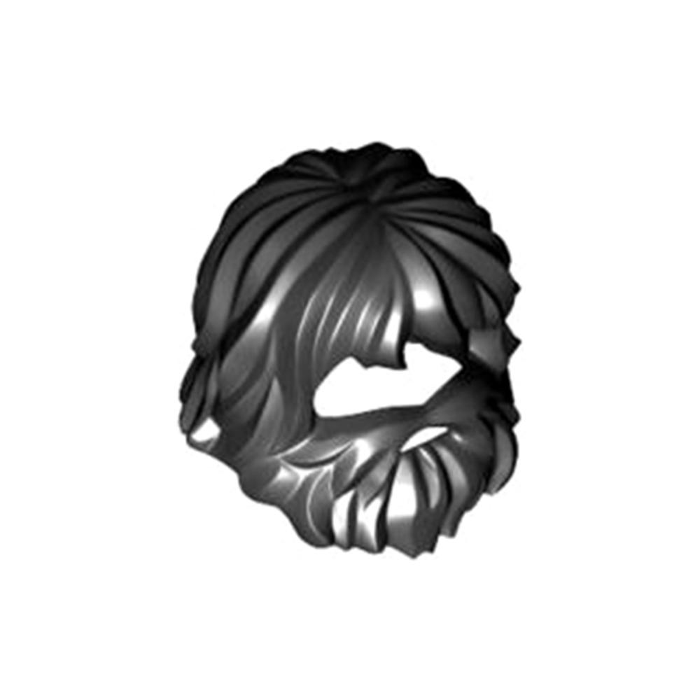 Волосы с бородой 87999 Black