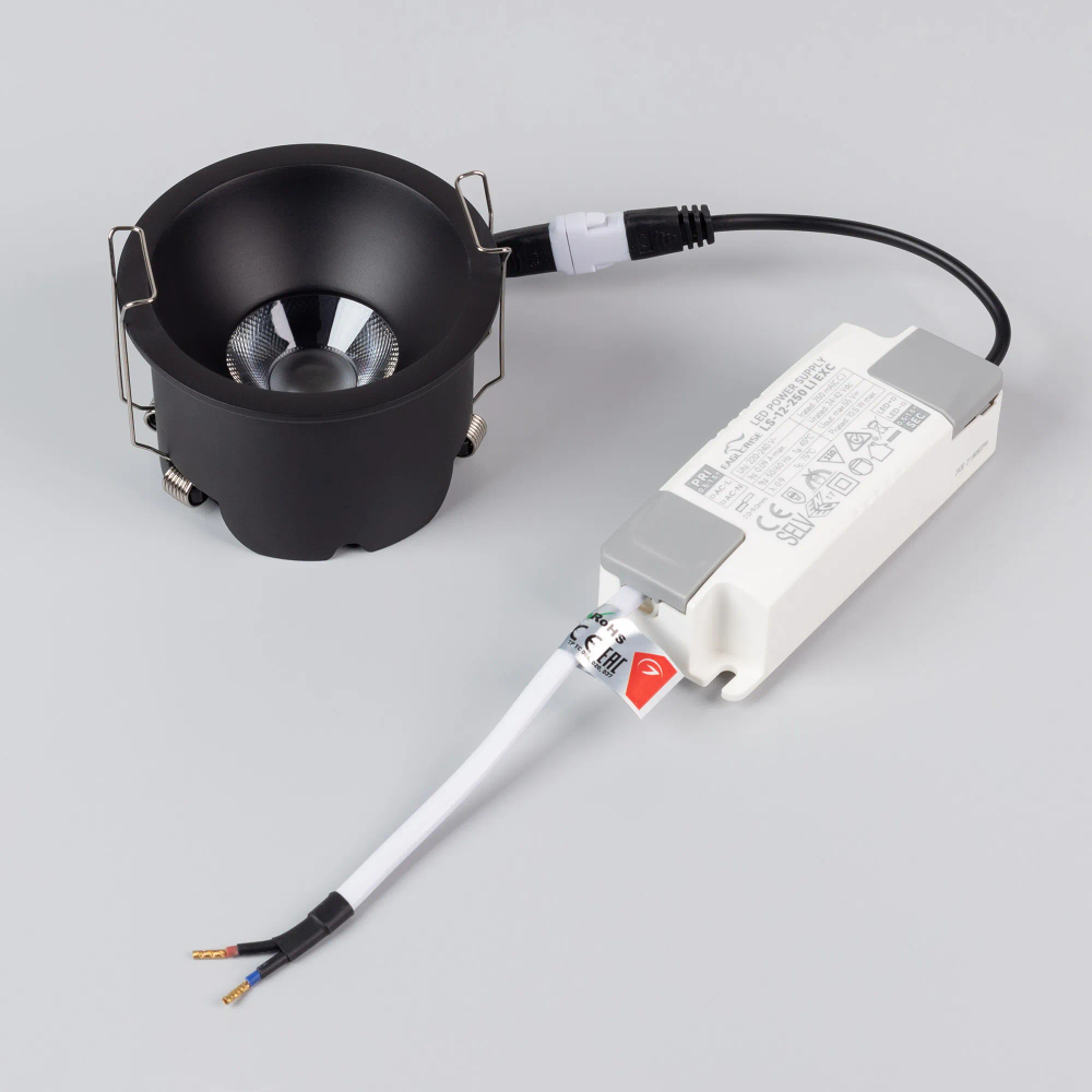 Светильник MS-HARBOR-R82-10W Warm3000 (BK, 36 deg, 230V) (Arlight, IP20 Металл, 5 лет) 048288