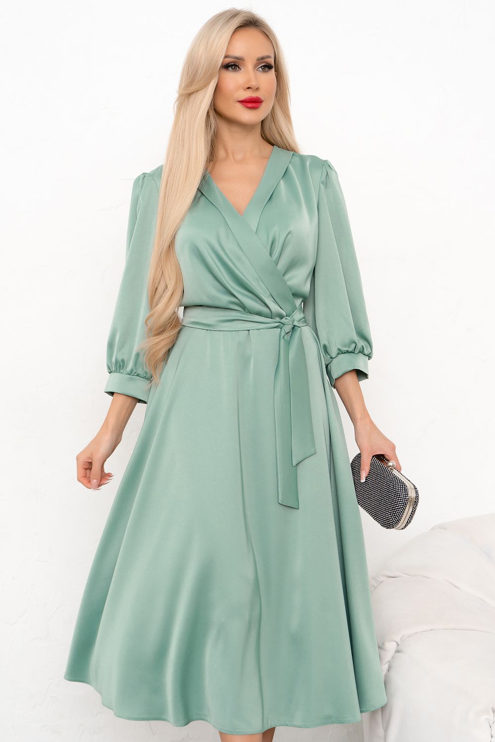 Платье Аскания (мята)-52р-р Р11-1203/2 Nikol