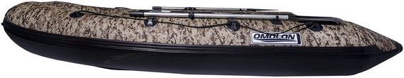 Лодка надувная OMOLON SLD 330 IB надувное дно (камуфляж)