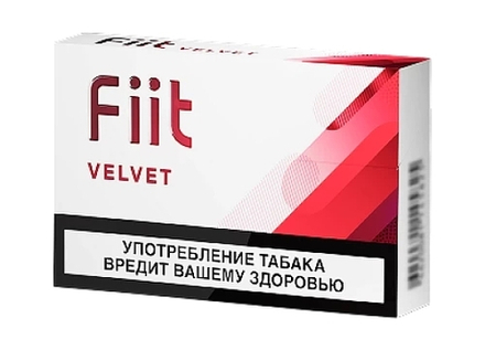 Стики Fiit Velvet - табак с ягодами шелковицы и ментолом - Казахстан (блок - 10 пачек)