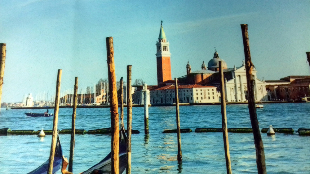 Микровелюр Xpoint (Икспоинт) 0026.01 Венеция лодки