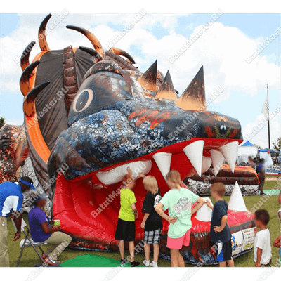 Коммерческий надувной батут "Мега - дракон"