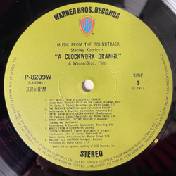 Винтажная виниловая пластинка LP Stanley Kubrick Стенли Кубрик A Clockwork Orange Заводной Апельсин (Japan 1972) (Obi)