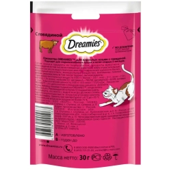 Dreamies лакомство для кошек подушечки с говядиной - 30 г