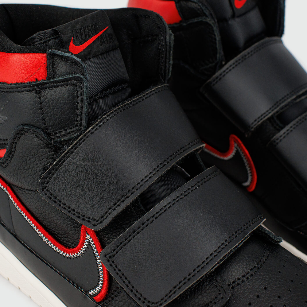 Кроссовки Nike Air Jordan 1 High Double Strap Black Red