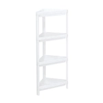 Этажерка треугольная (4 секции) Белый