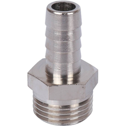 Штуцер НР никелированный 1/2"x12 STOUT