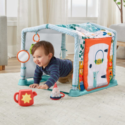 Fisher-Price - Коврик обучающий со звуком 3в1 House of Discoverers HJK45